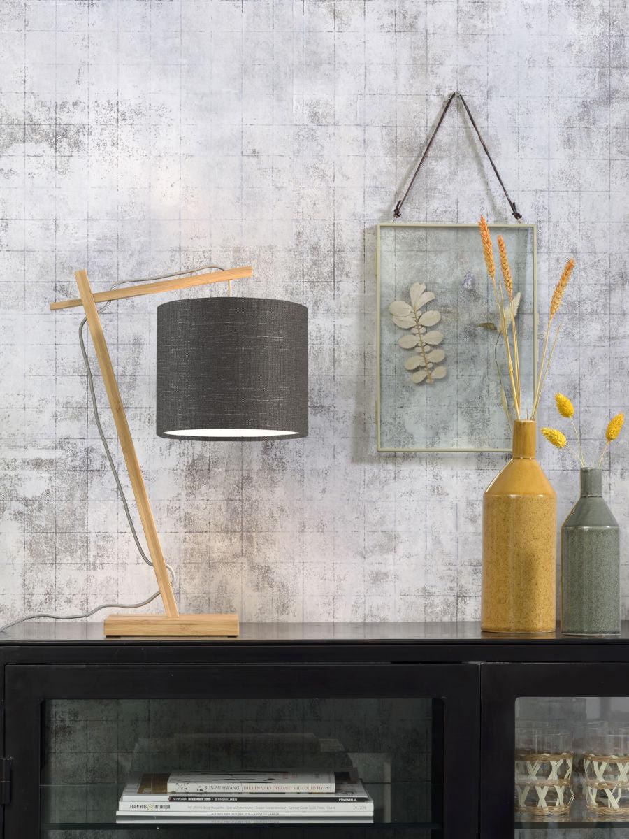 Andes Bamboo Linen Table Lamp - Image 17