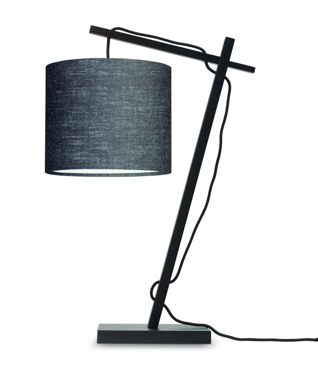 Andes Bamboo Linen Table Lamp - Image 34