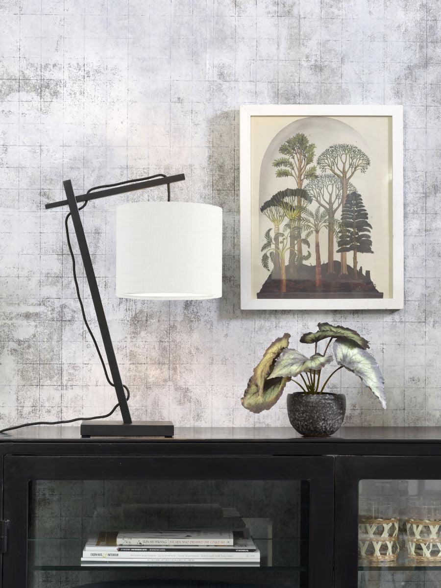 Andes Bamboo Linen Table Lamp - Image 52