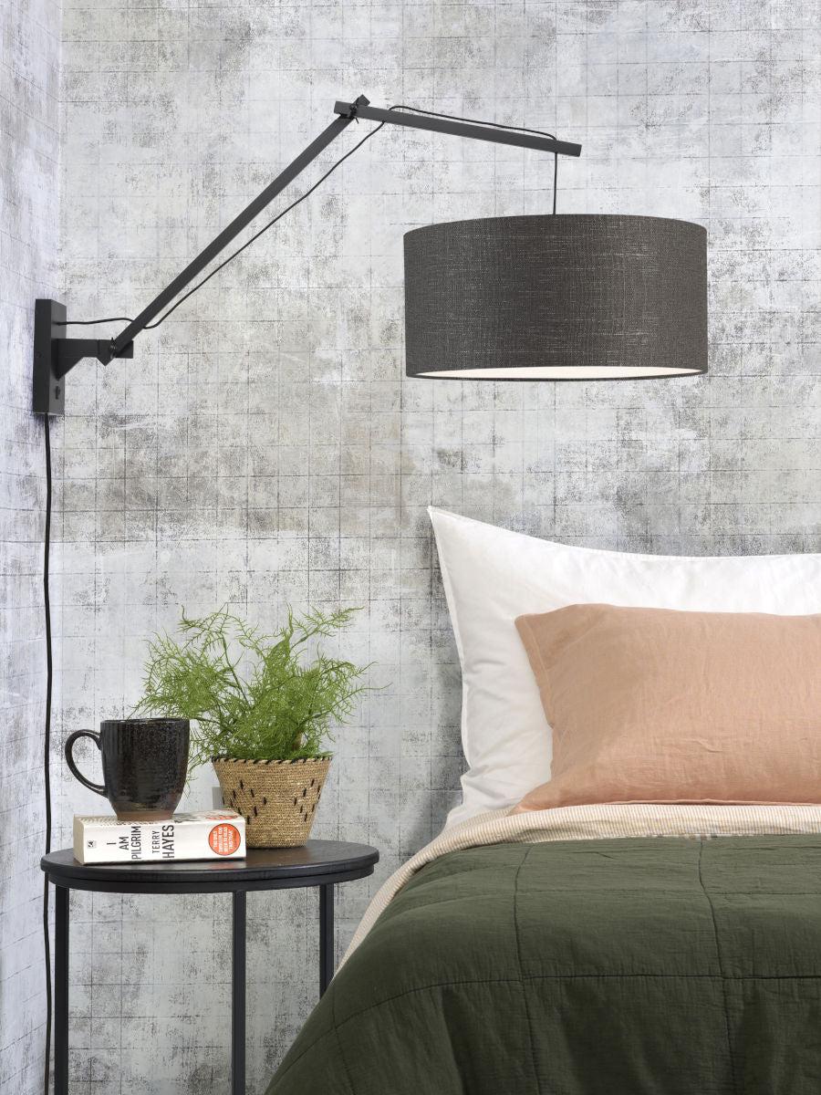 Andes Bamboo Linen Wall Light (Long Arm) - Image 40