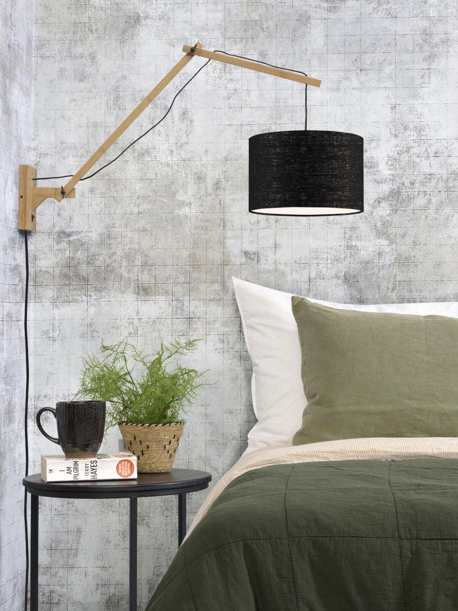 Andes Bamboo Linen Wall Light (Long Arm) - Image 61