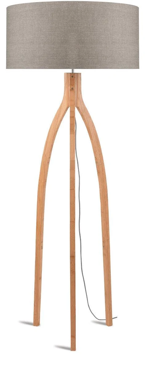 Annapurna Bamboo Linen Floor Light - Image 24