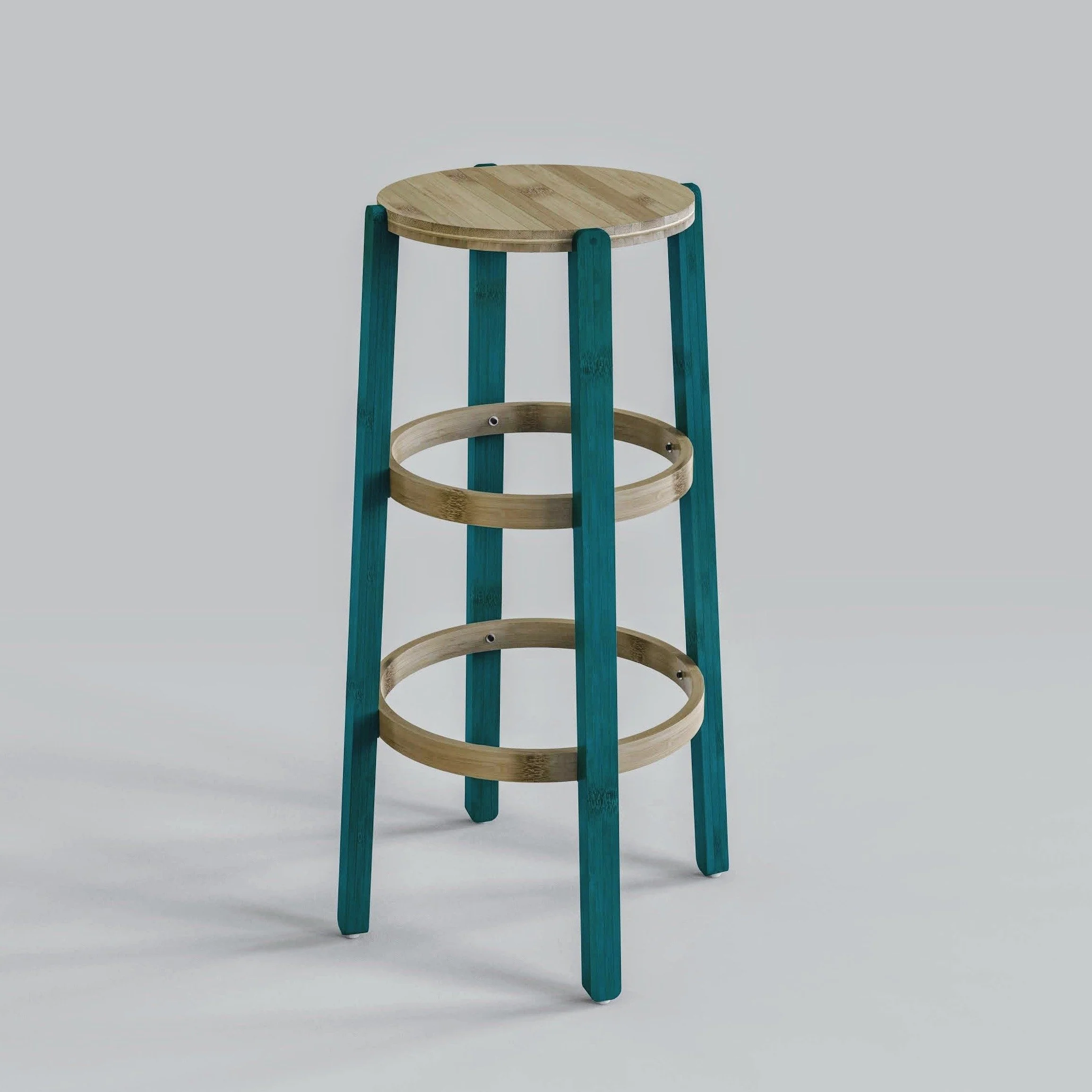 Baar Tall Bamboo Stool - Image 5