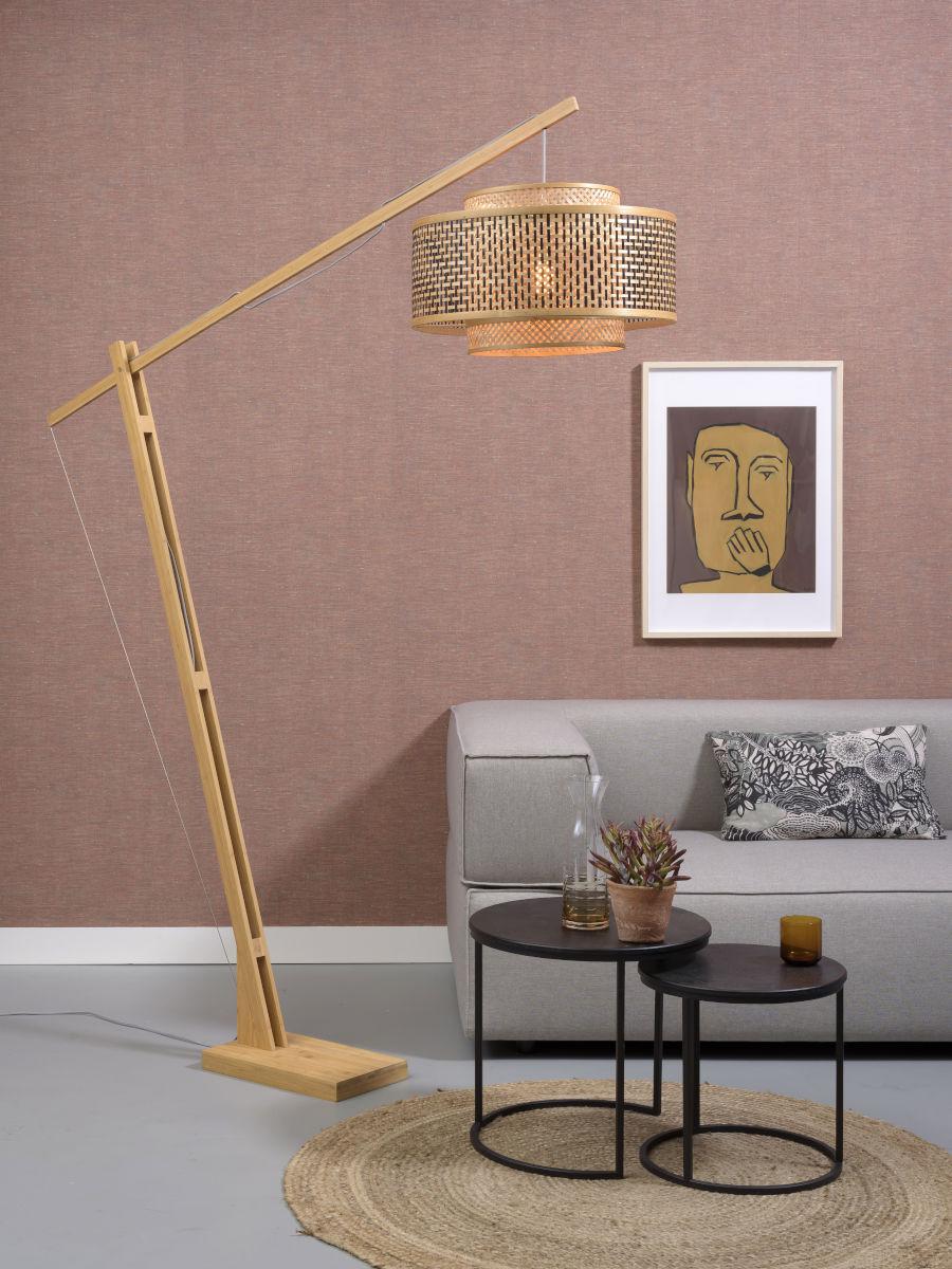 Bhutan Bamboo Floor Light (Long Arm) - Image 15