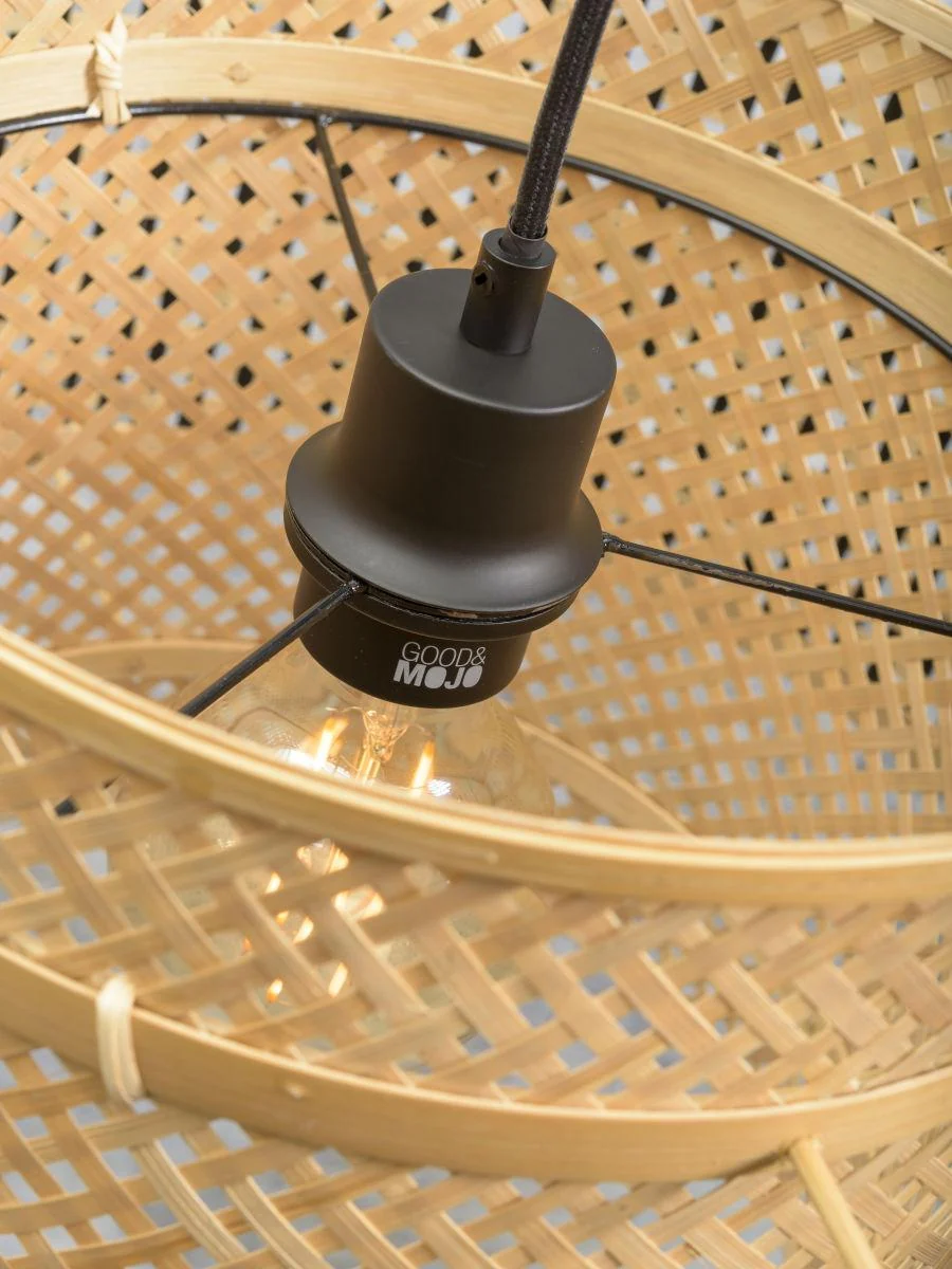 Bhutan Bamboo Floor Light (Long Arm) - Image 6