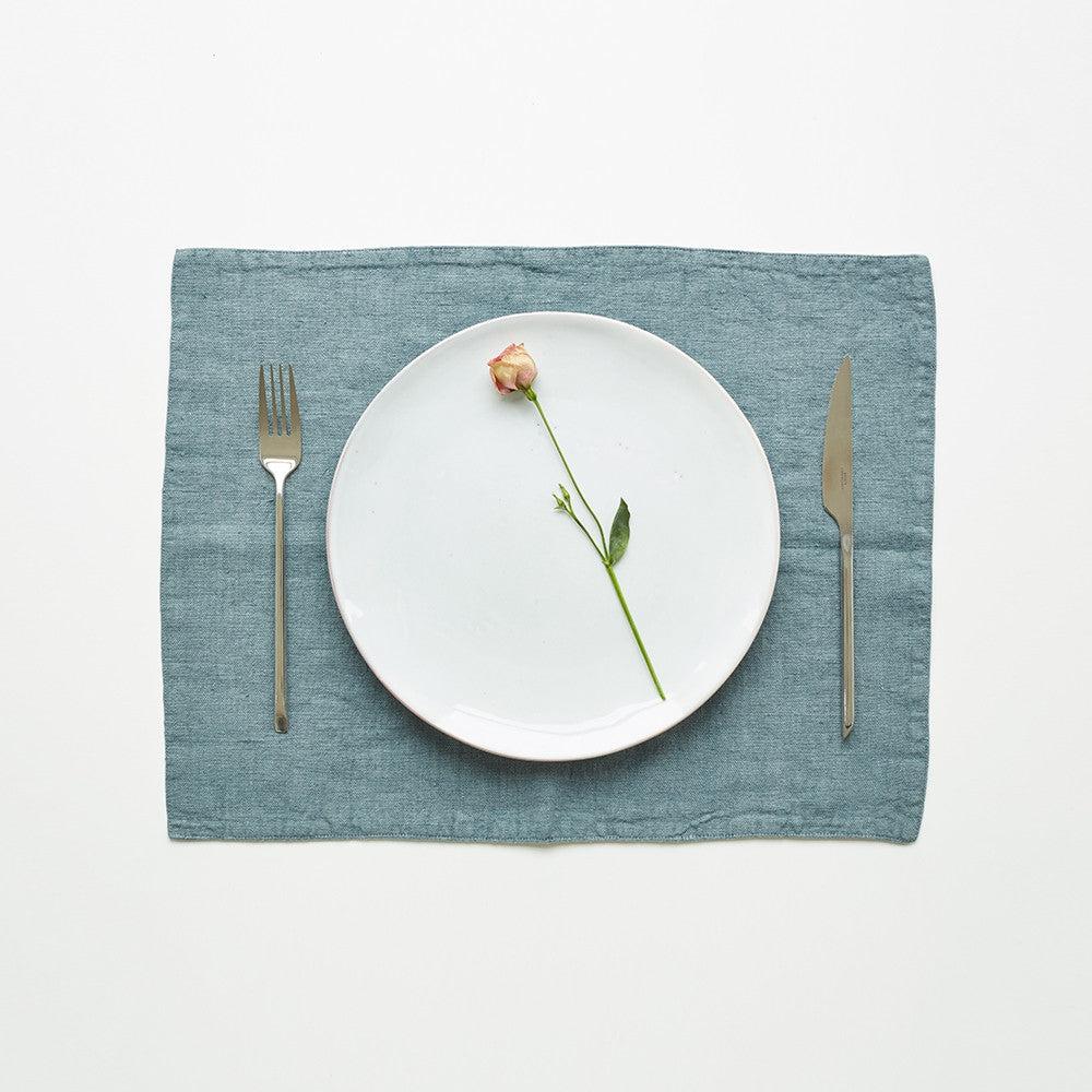 Blue Fog Linen Placemat - Image 2