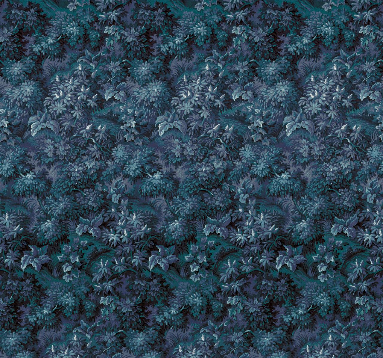 Botanique Blue Mural Wallpaper - Image 2