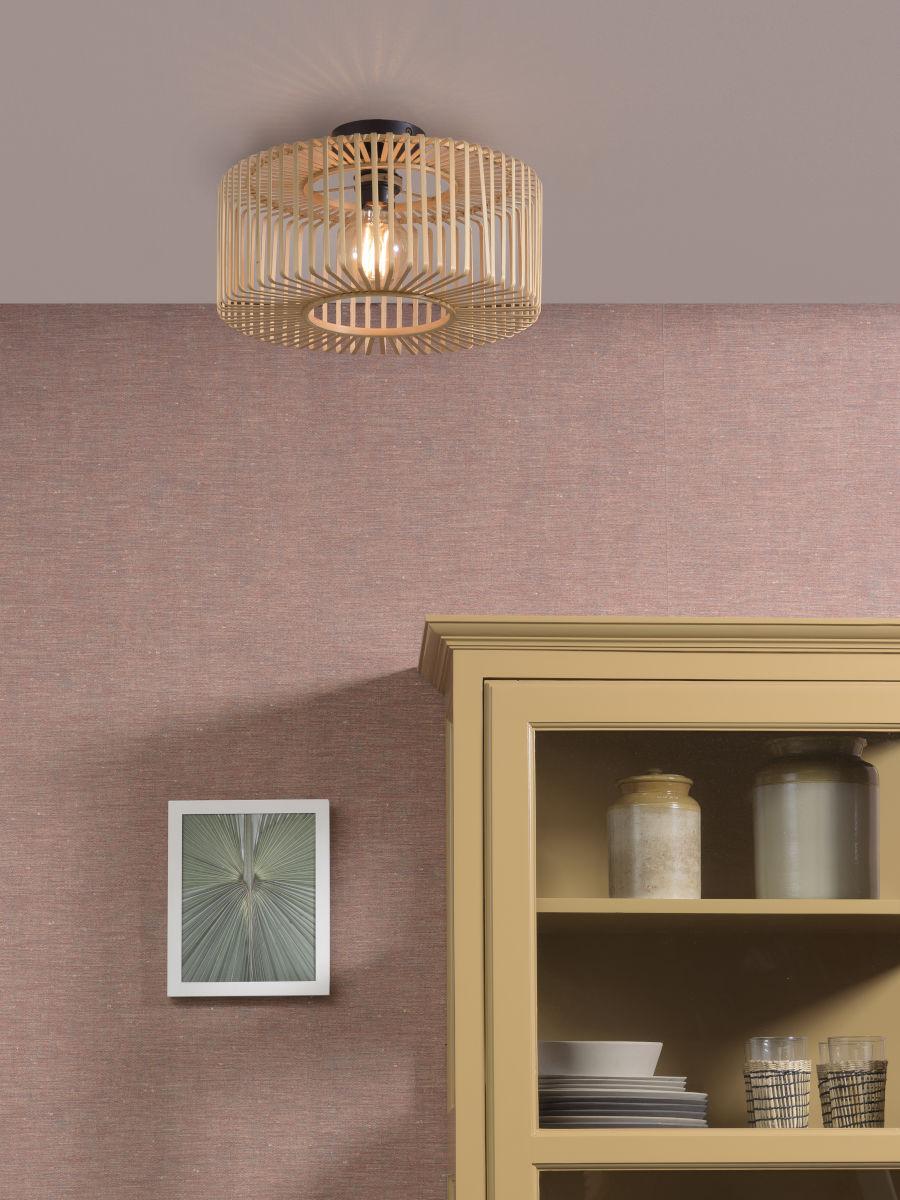 Bromo Columnar Bamboo Ceiling Light - Image 8