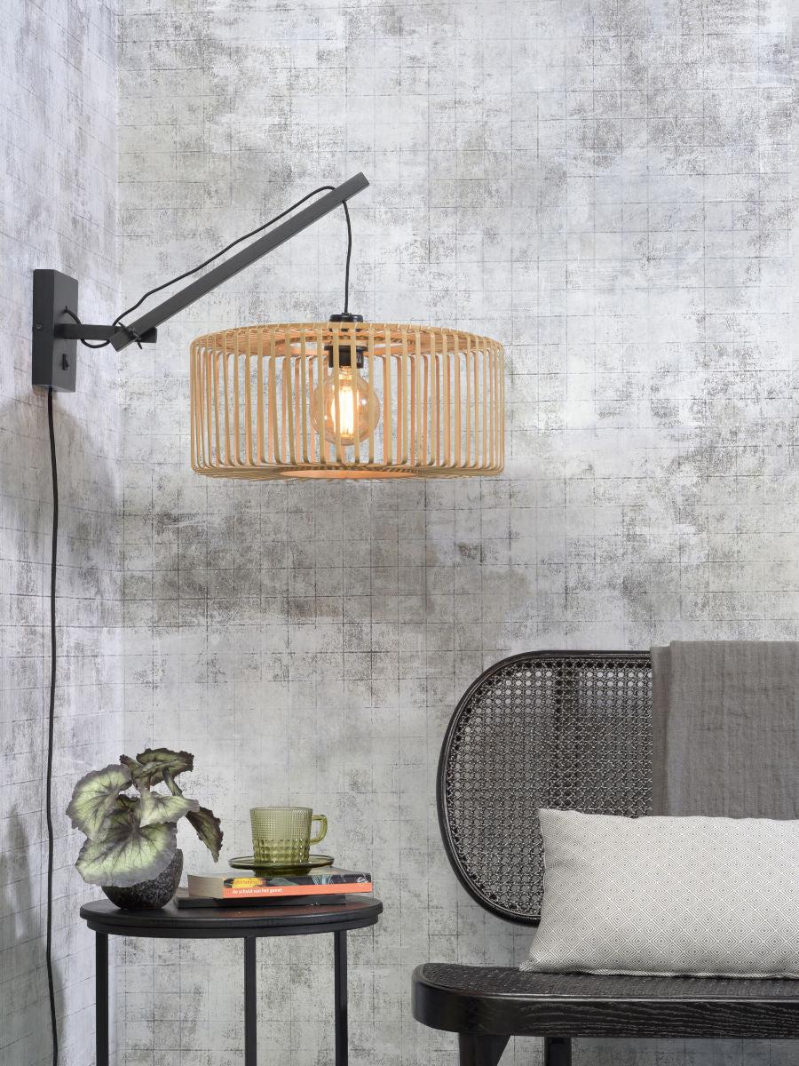 Bromo Columnar Bamboo Wall Light - Image 12