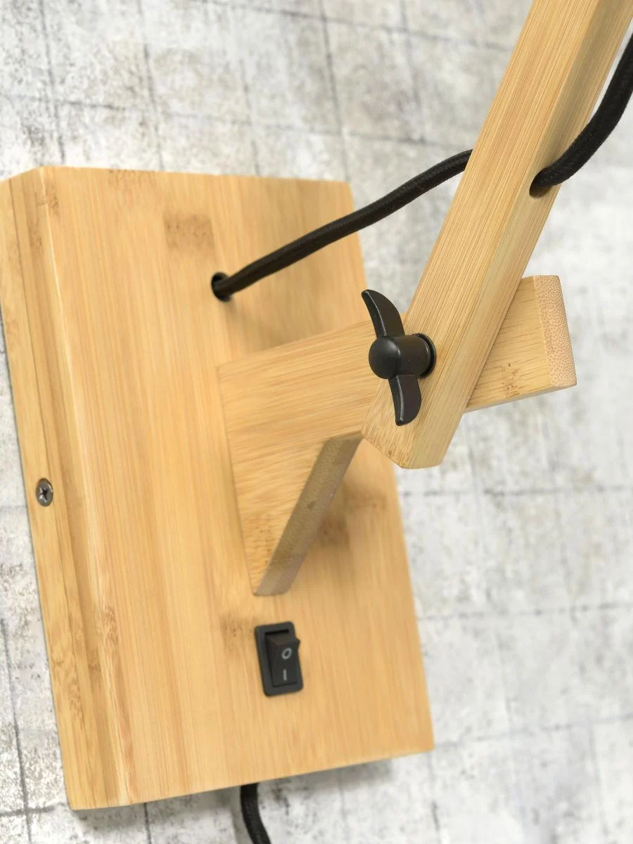 Bromo Columnar Bamboo Wall Light (Long Arm) - Image 10