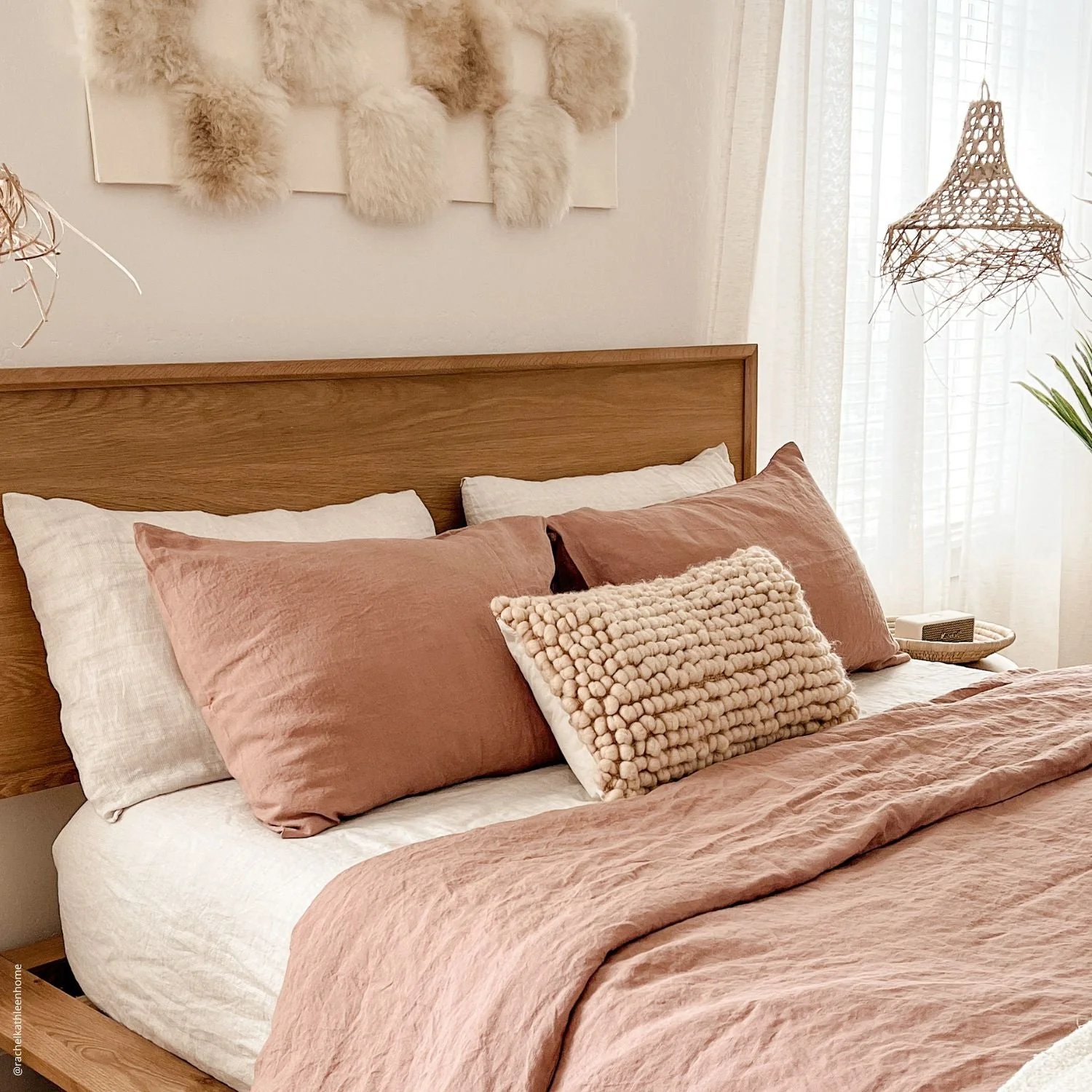 Cafe Creme Linen Pillowcase - Image 3
