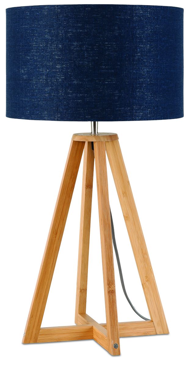 Everest Bamboo Linen Table Lamp - Image 19