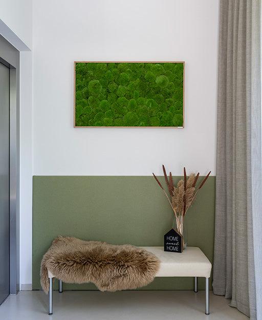 Forest Green Moss Wall Art (100x60cm) - Image 10