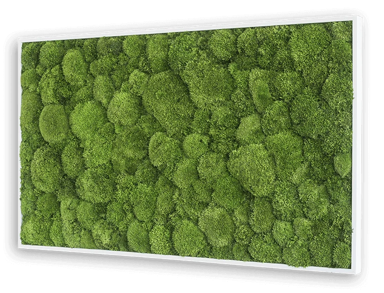 Forest Green Moss Wall Art (100x60cm) - Image 3