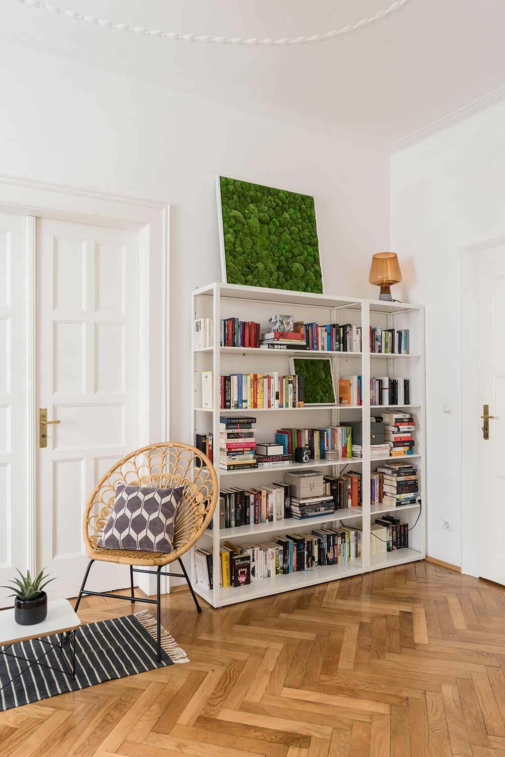 Forest Green Moss Wall Art (100x60cm) - Image 6