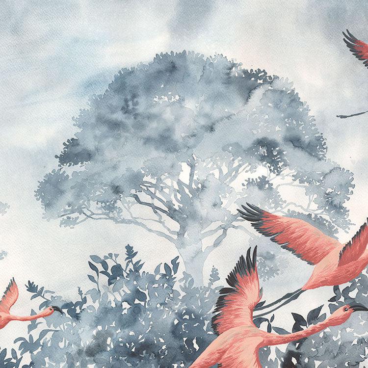Flamingos in the Sky Mural Wallpaper - Image 7