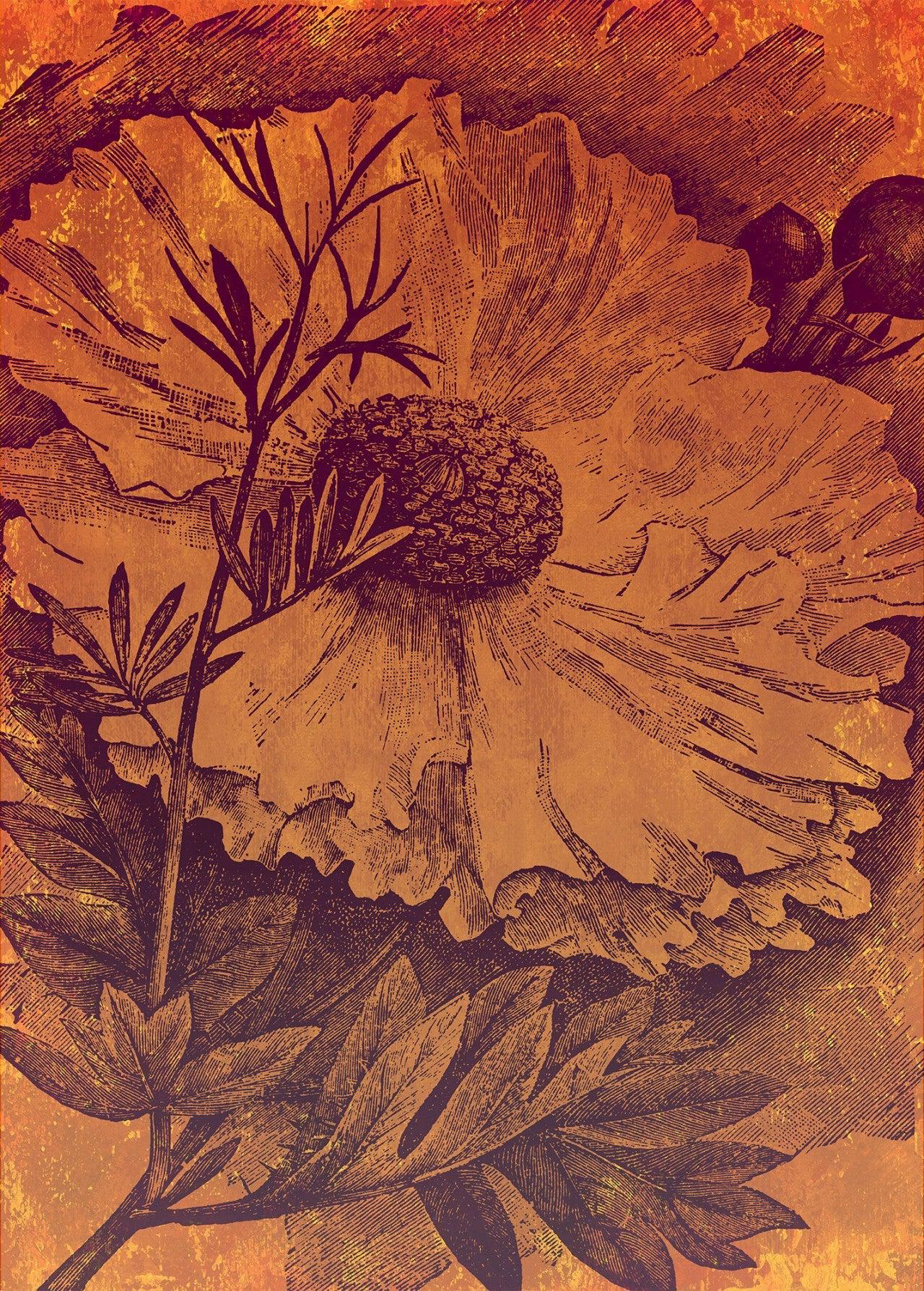 Flower Energy Mural Wallpaper - Image 2