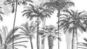 Forest Drawings Grey Mural Wallpaper - Image 6