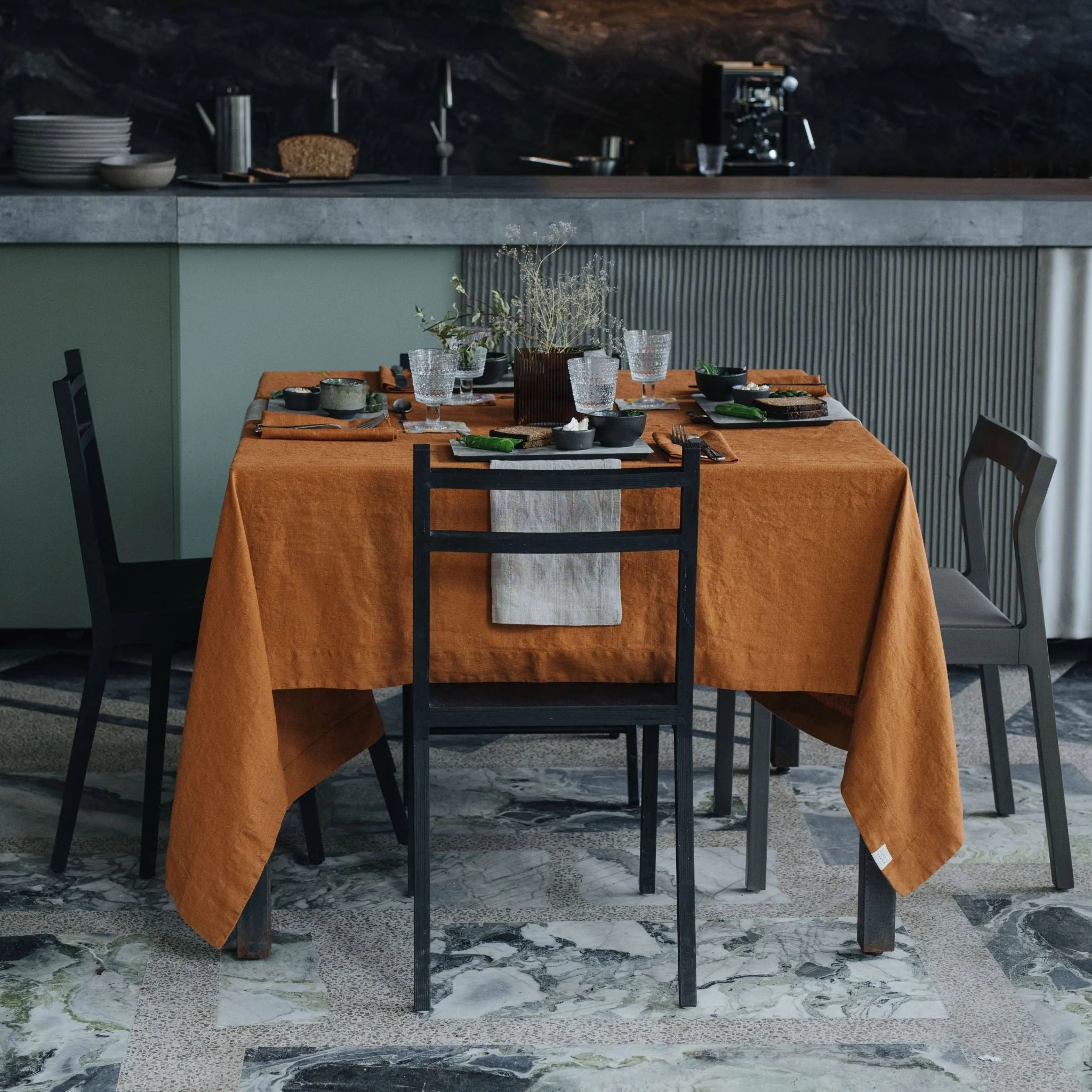 Hazelnut Linen Tablecloth - Image 3