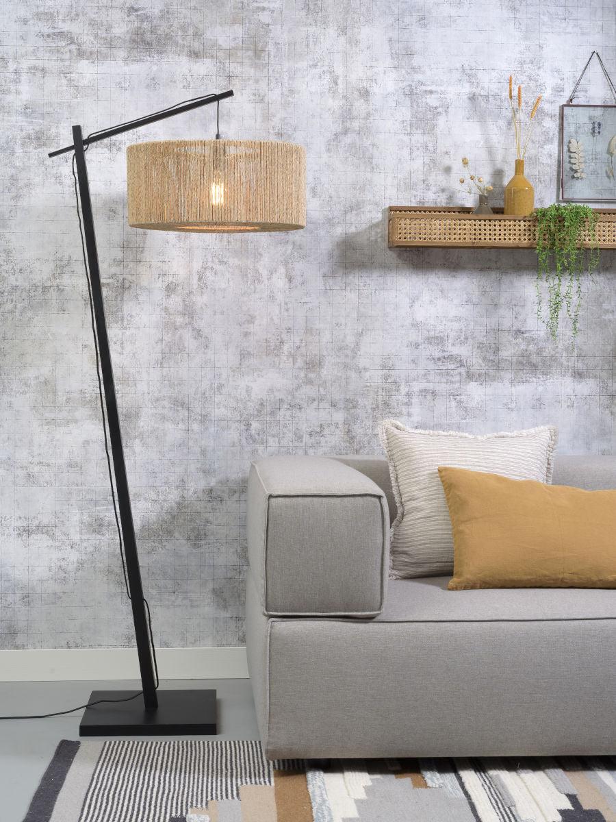 Iguazu Columnar Jute Floor Light - Image 13