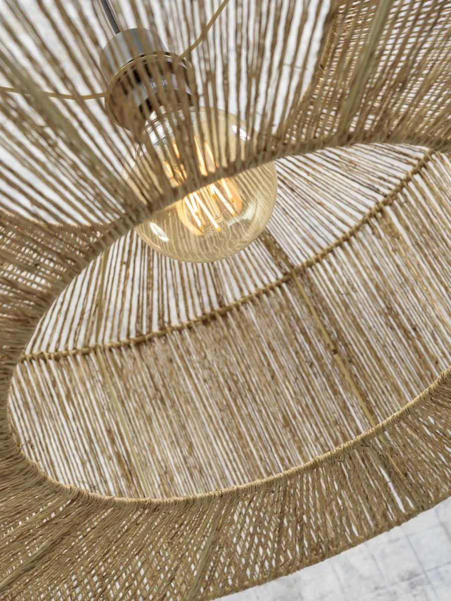 Iguazu Columnar Jute Pendant Light - Image 11