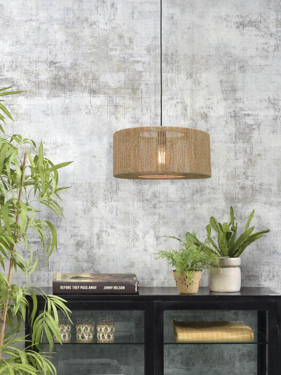 Iguazu Columnar Jute Pendant Light - Image 7