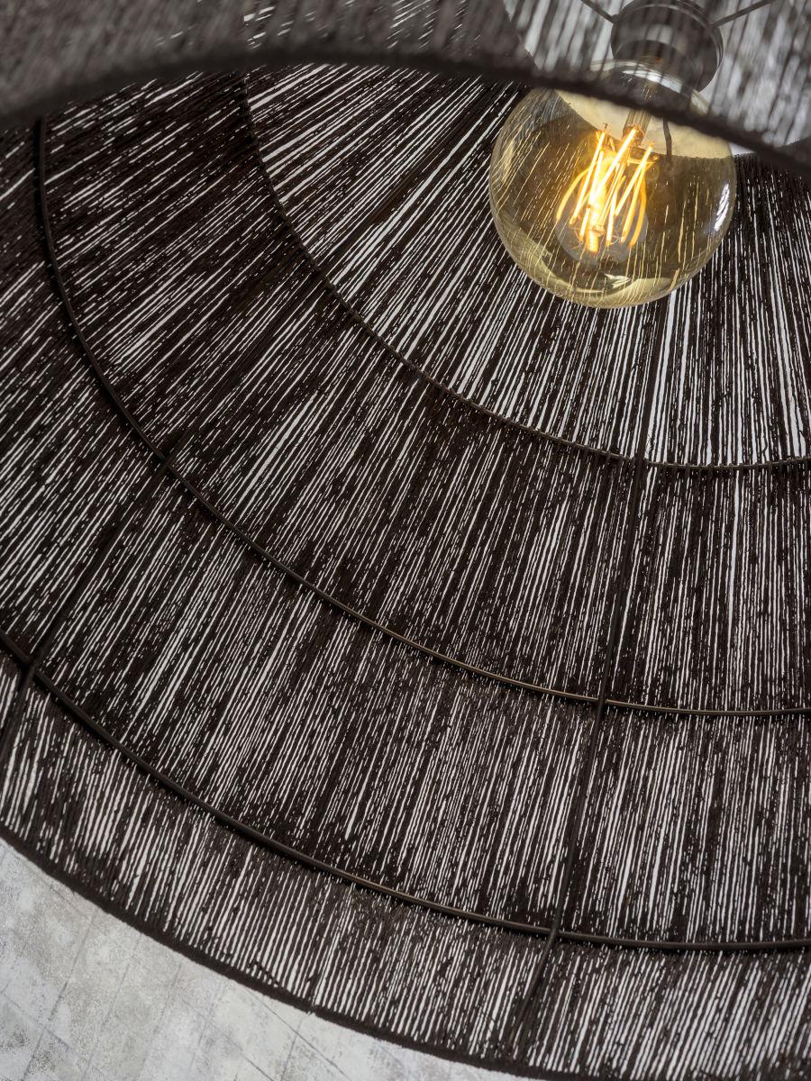Iguazu Pyramid Jute Pendant Light - Image 25