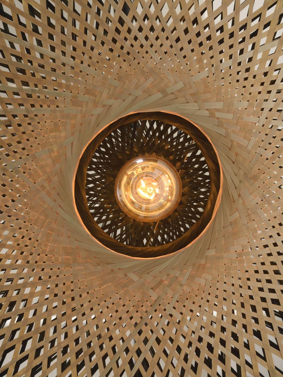 Kalimantan Sun Bamboo Wall Light - Image 8