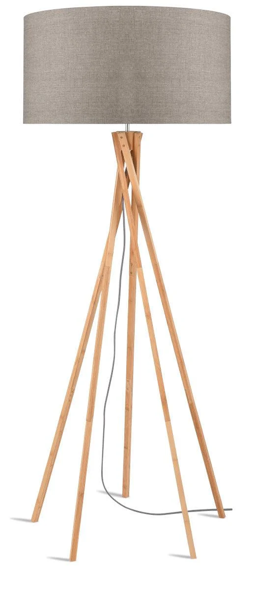 Kilimanjaro Bamboo Linen Floor Light - Image 9