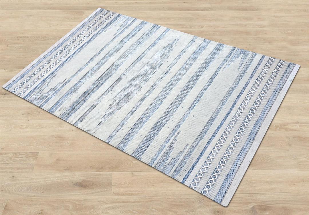 Jerdon Recycled Denim & Wool Rug - Image 5