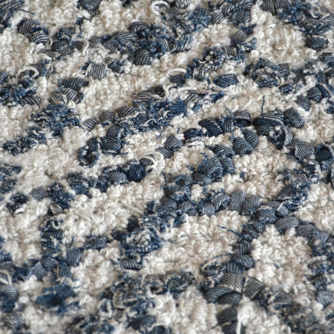 Lyra Recycled Denim & Cotton Rug - Image 2