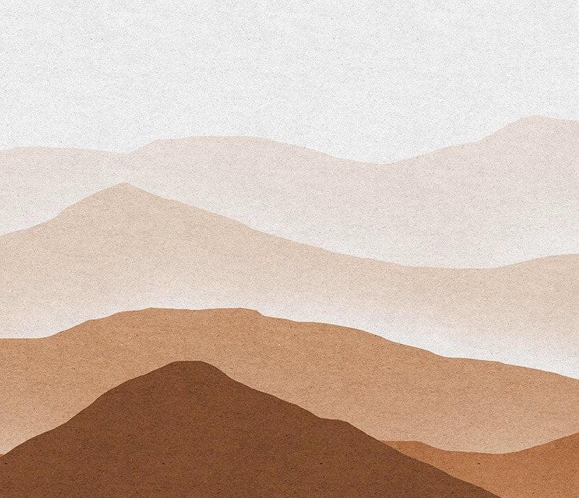 Macchiato Mountains Mural Wallpaper - Image 4