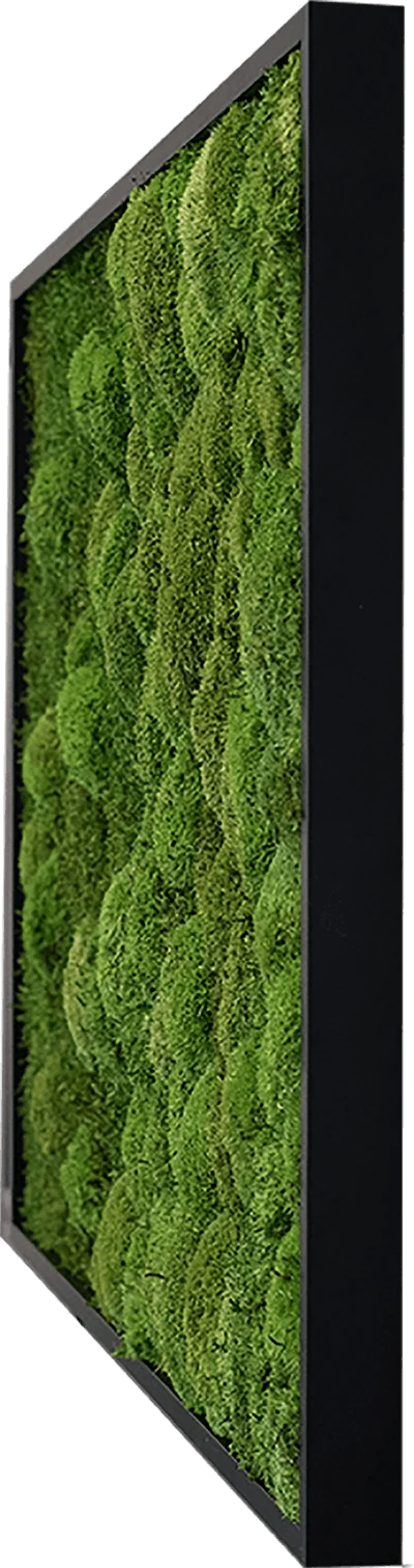 Merging Moss Green Wall Art (100x60cm) - Image 4