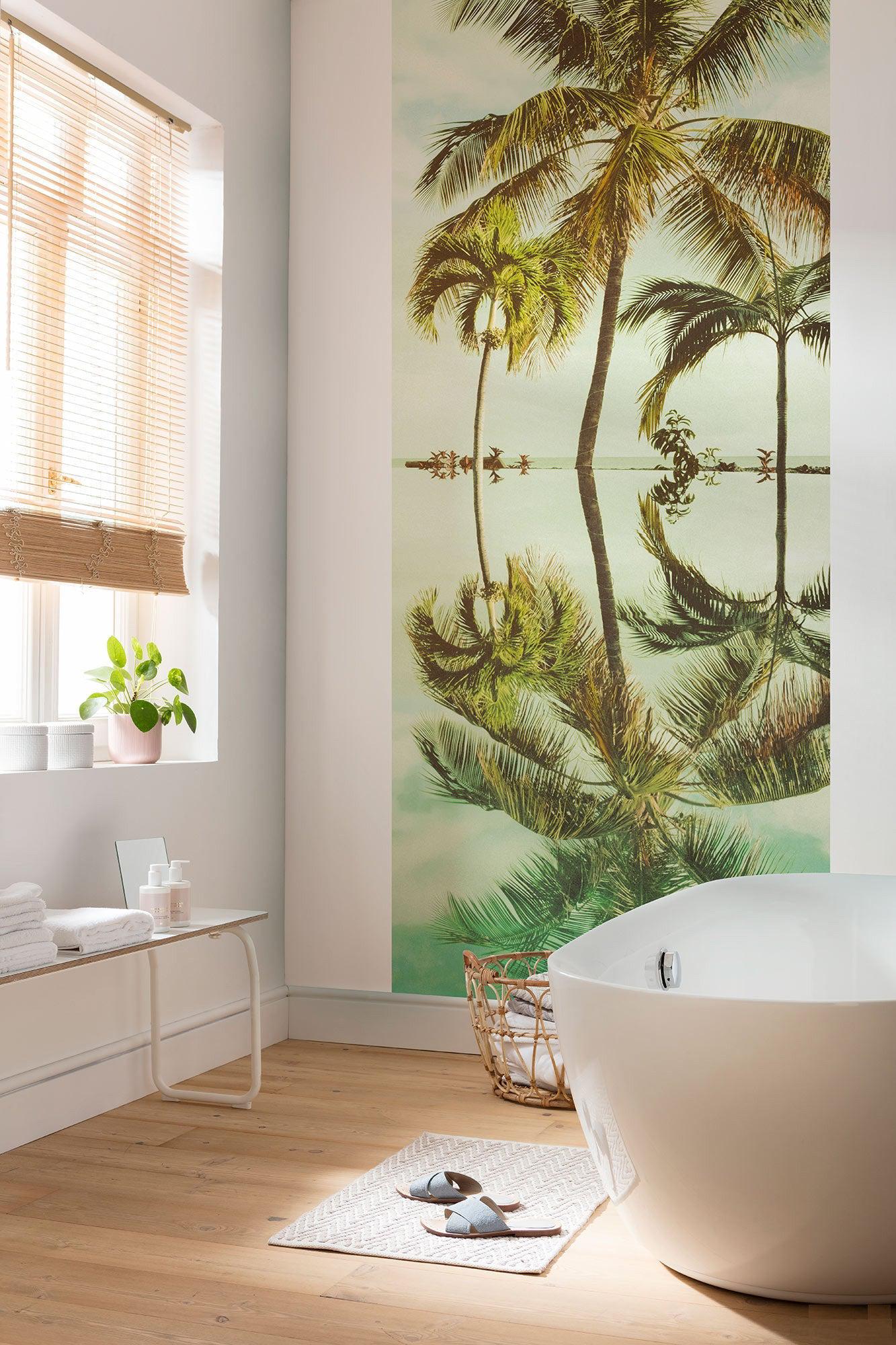 Mirror in the Palms Mural Wallpaper - Image 4