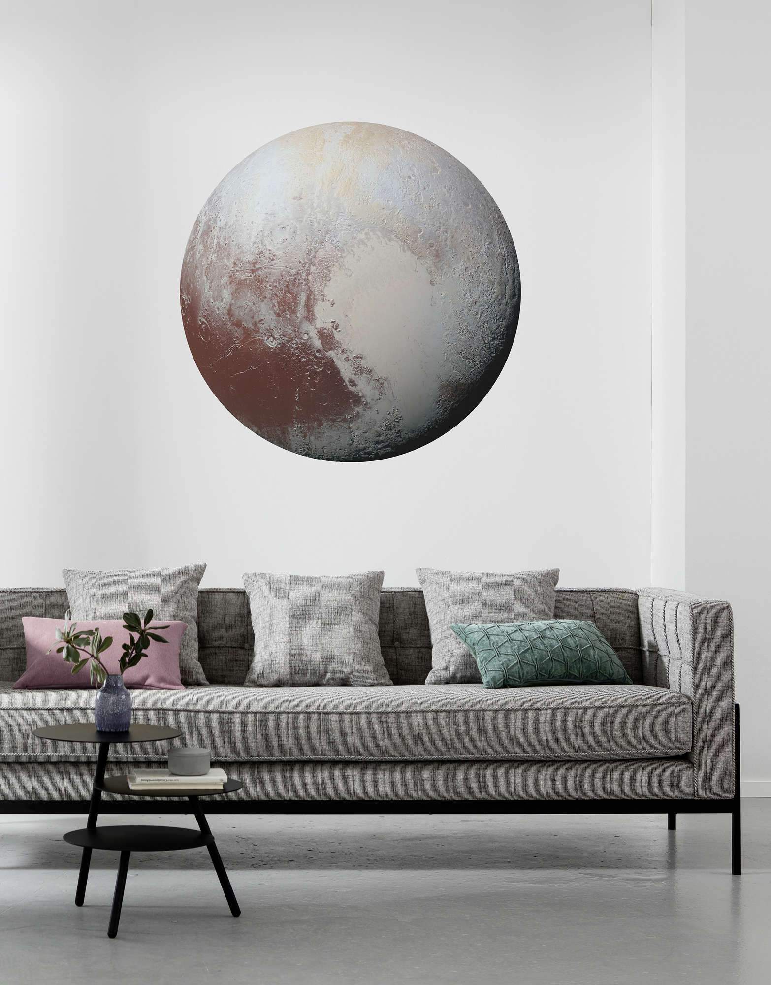 Pluto Circle Wall Art (Self-Adhesive)