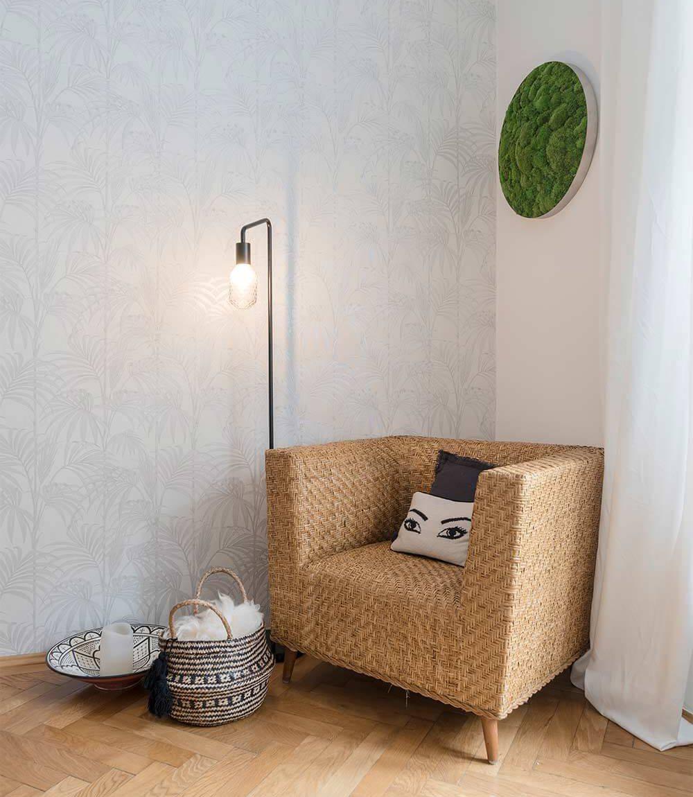 Green Circle Decorative Moss Wall Art - Image 10