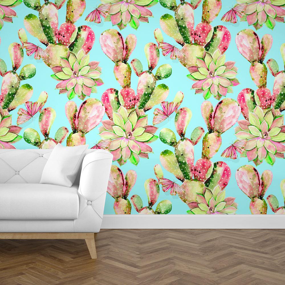 Sweet Cactus Mural Wallpaper - Image 3