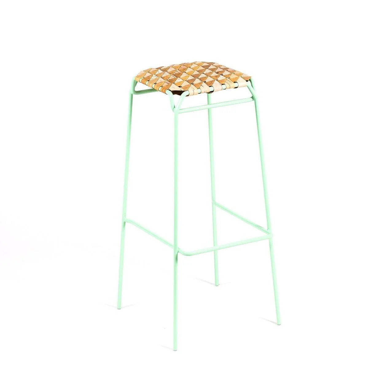 Taburet Birch Bark Bar Stool