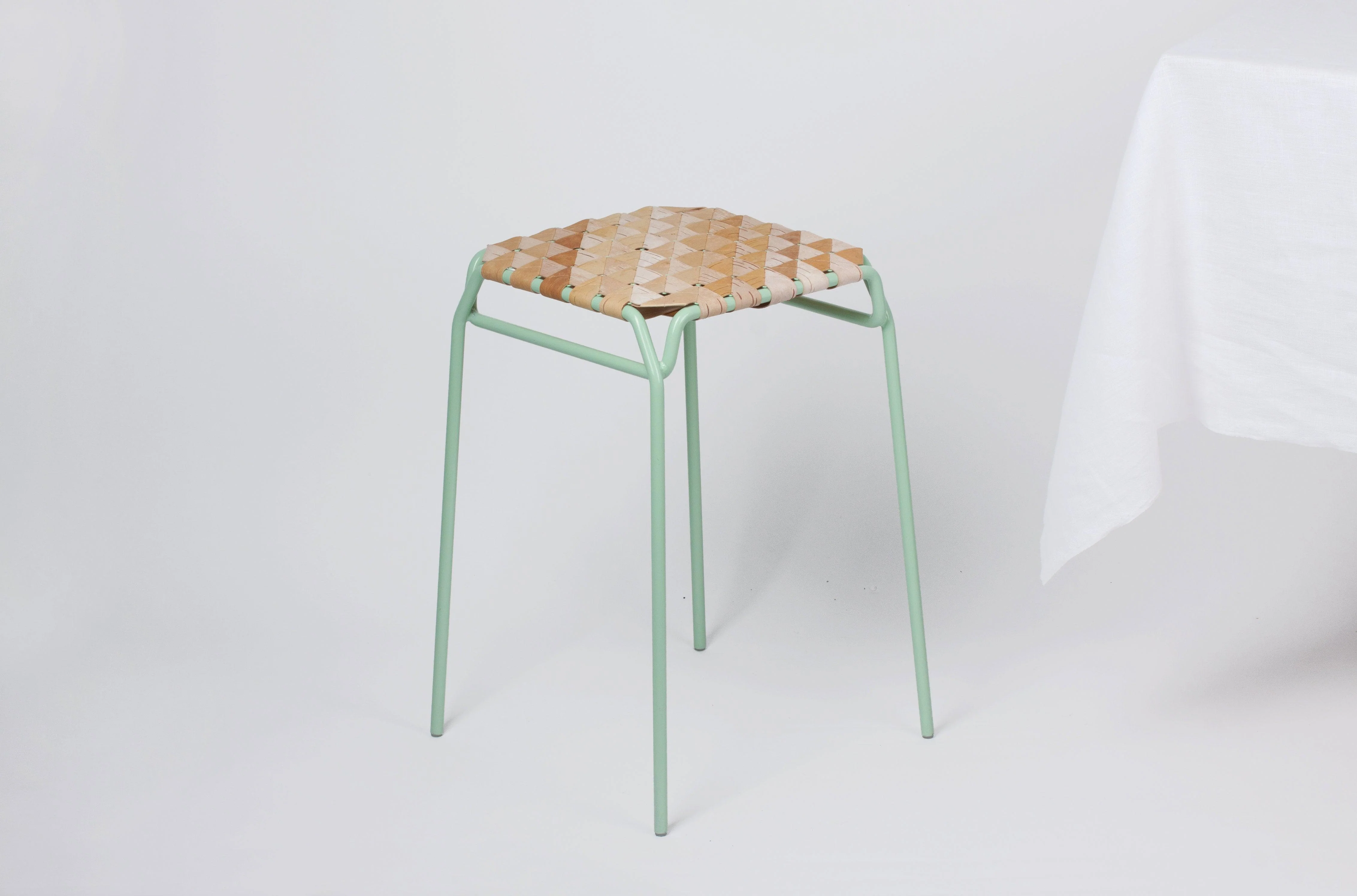 Taburet Birch Bark Stool - Image 48