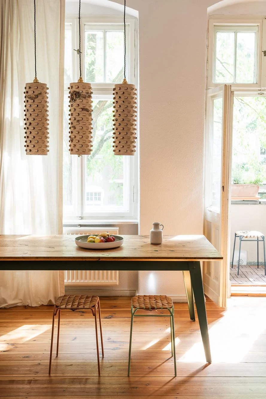 Taburet Birch Bark Stool - Image 9
