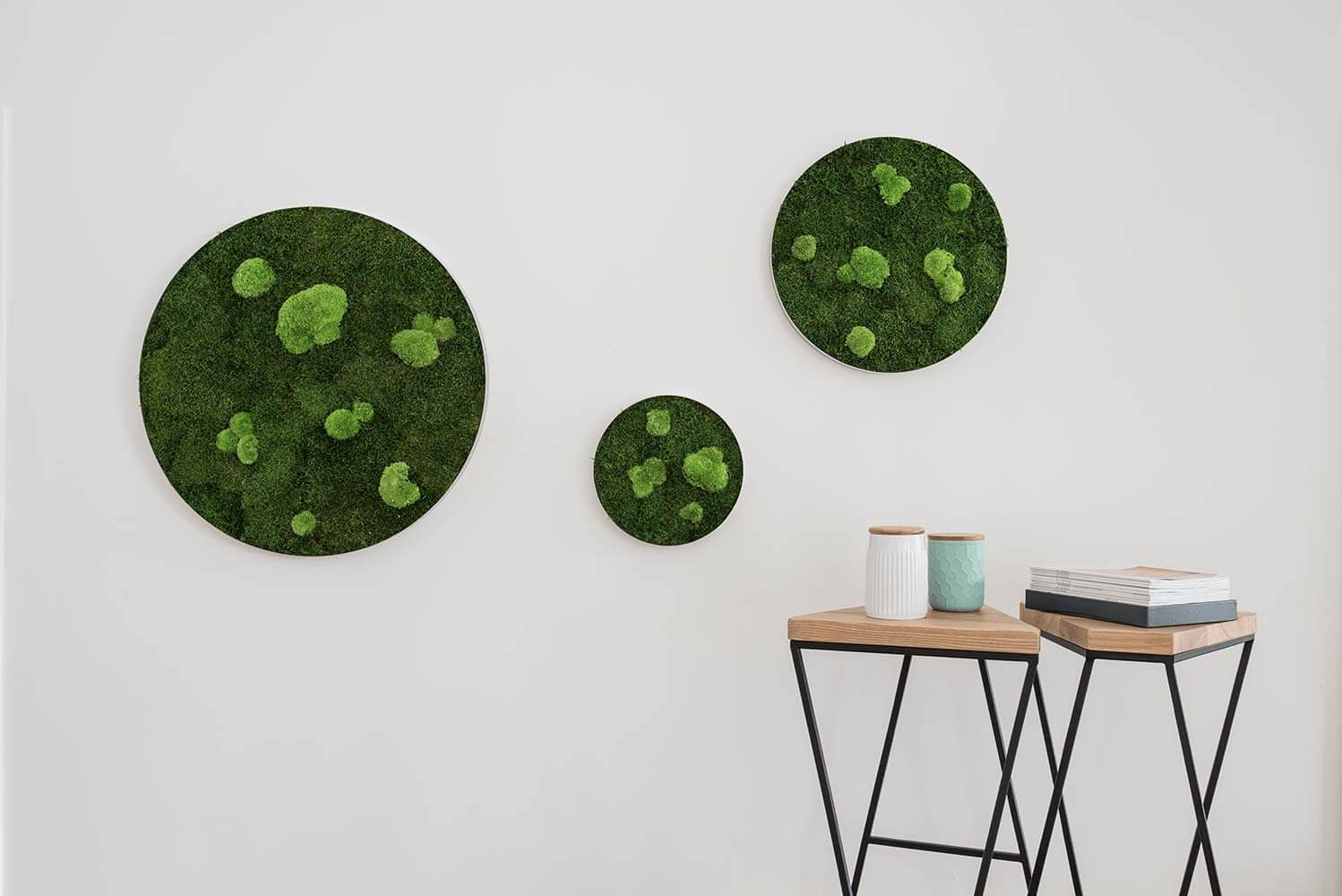 Circle Forest Bun Moss Wall Art - Image 6