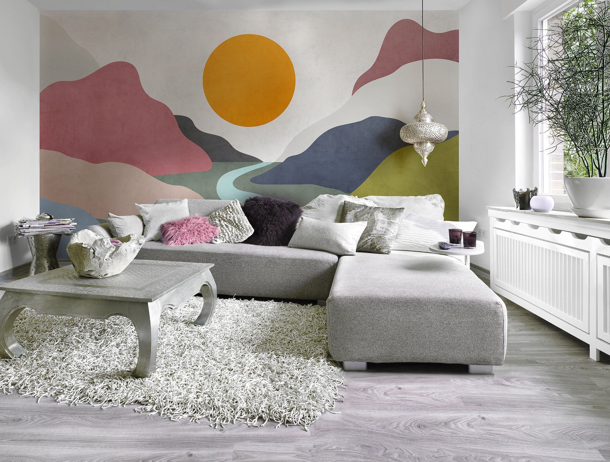 Velvety Valley Mural Wallpaper