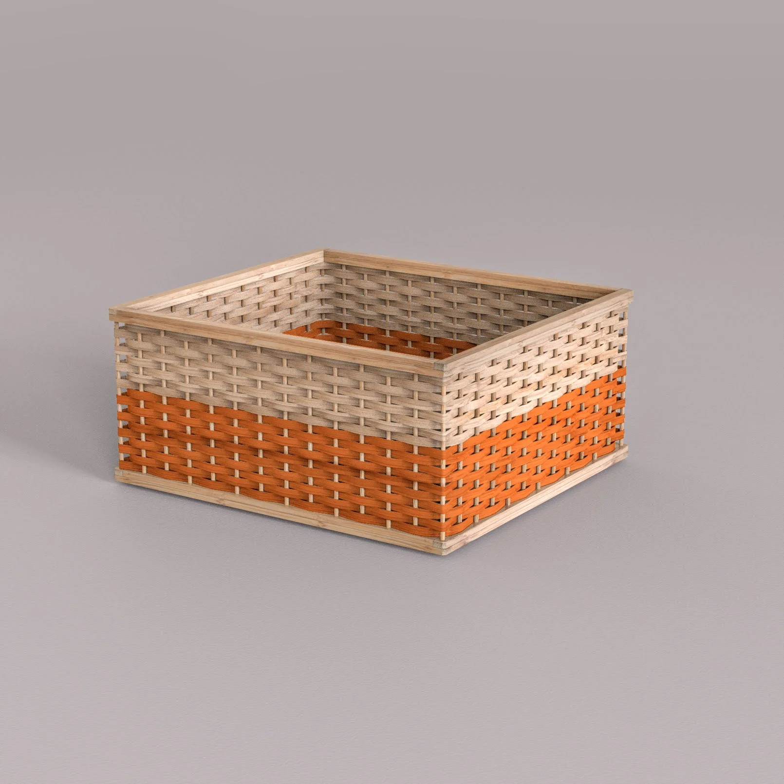 Square Bamboo Stackable Baskets - Image 5