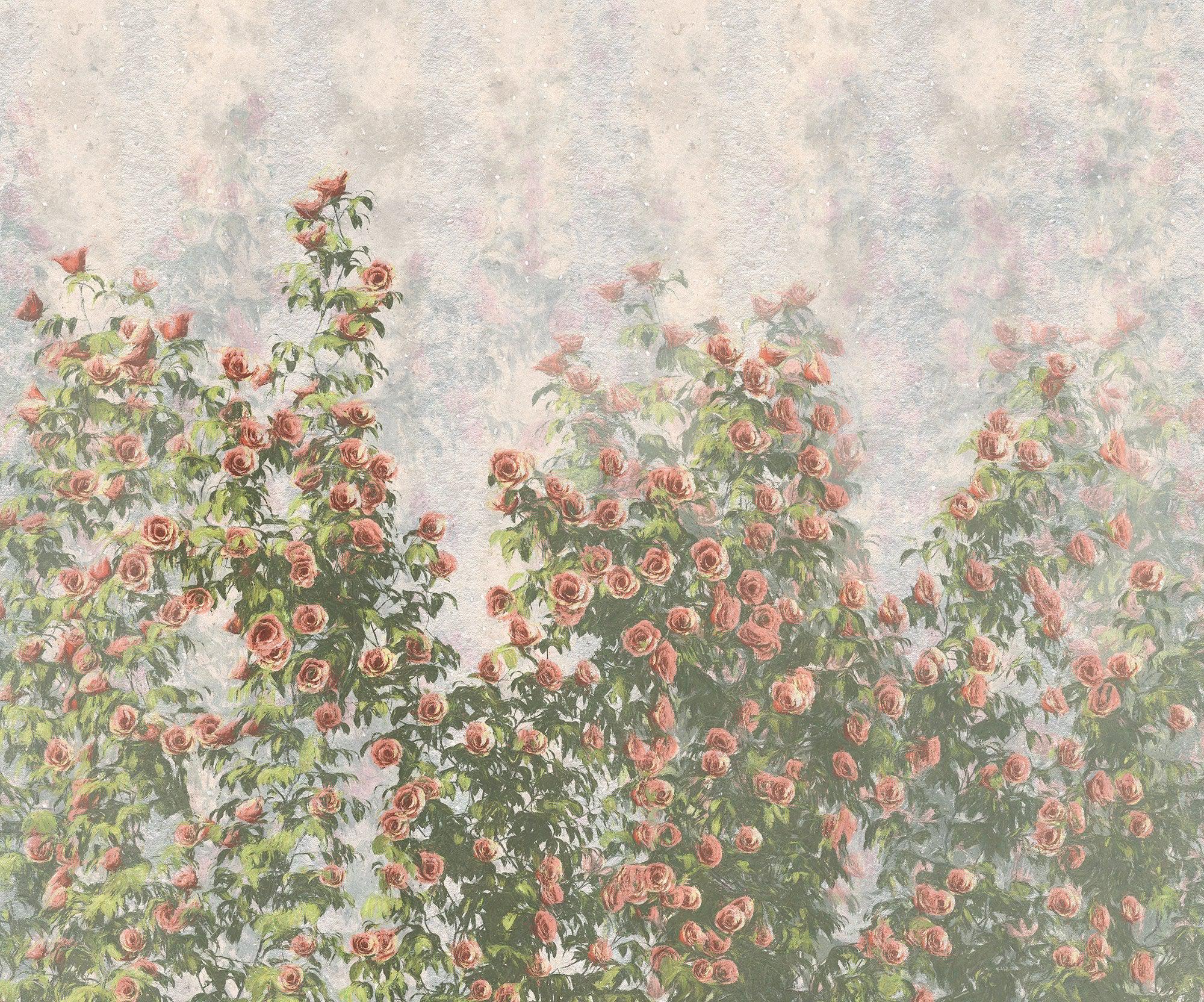 Wall Roses Mural Wallpaper - Image 2