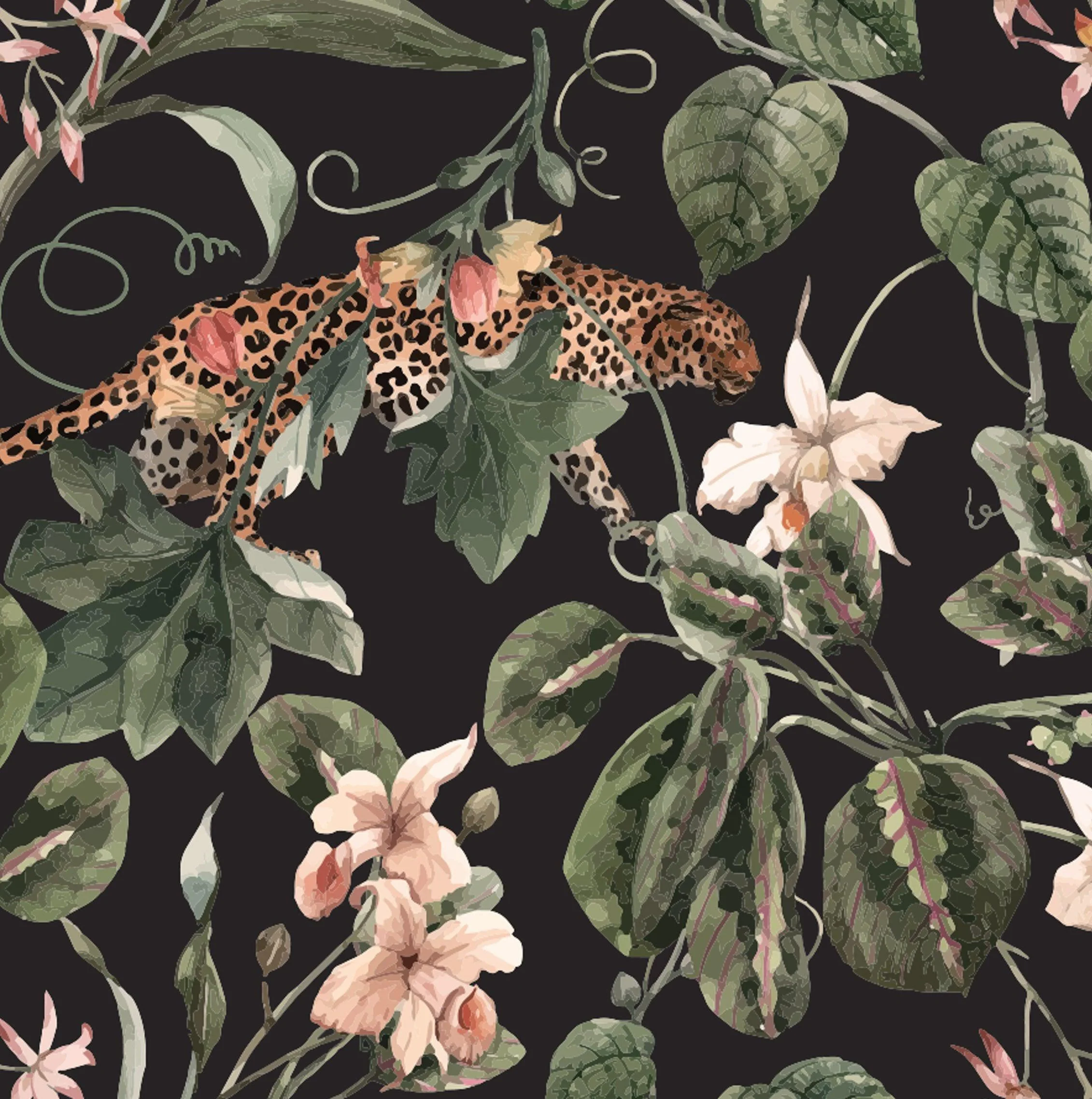 Wilderness and Flowers Mural Wallpaper - Image 2