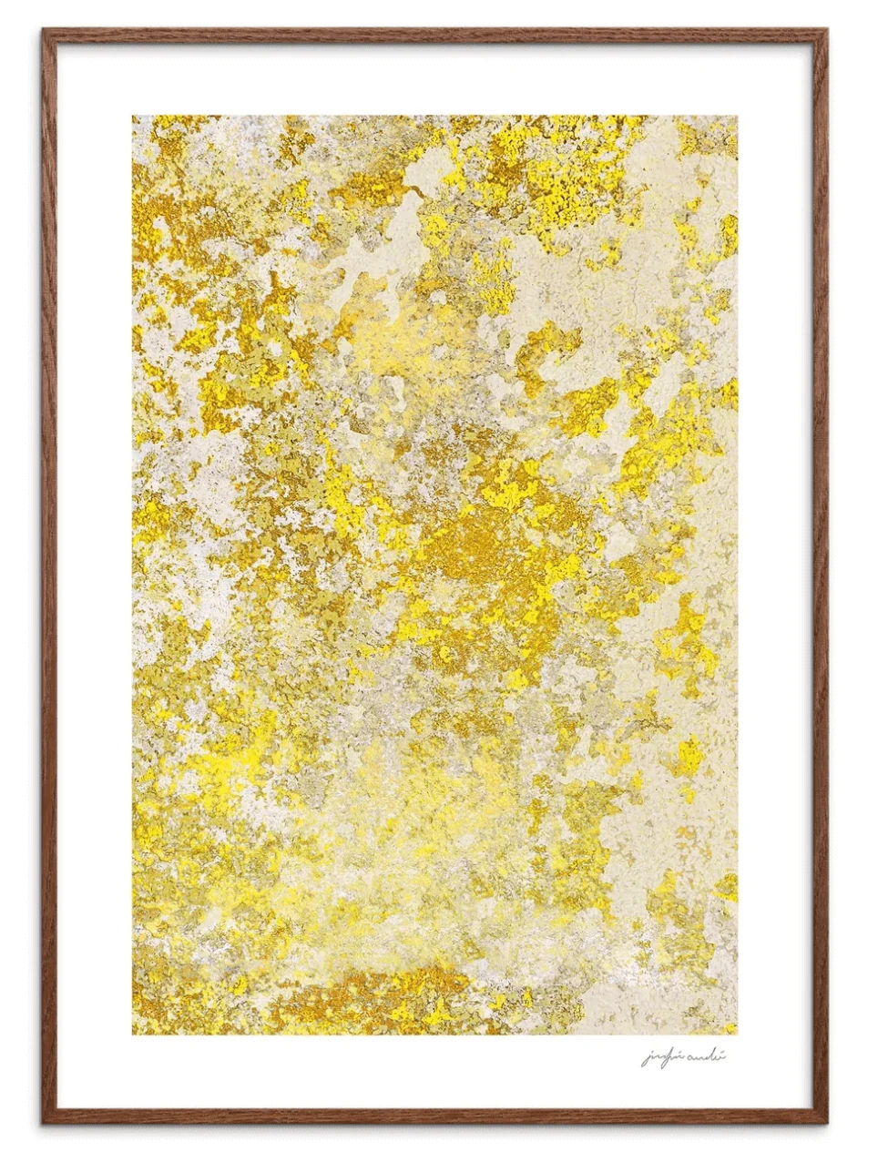 Yellow Stone Structure Original Artist Poster - Image 3